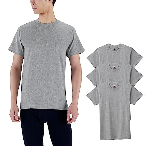 [グンゼ] インナーシャツ G.T. HAWKINS T-SHIRT 3枚組 天竺 HK15133 メンズ 杢グレー M