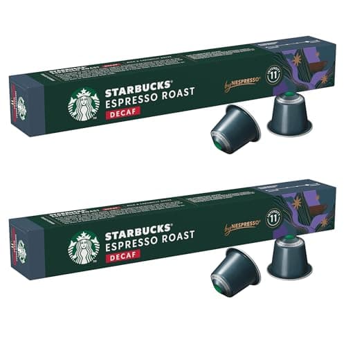 スターバックス ネスプレッソ専用カプセル ディカフェ エスプレッソ ロースト10p×2箱