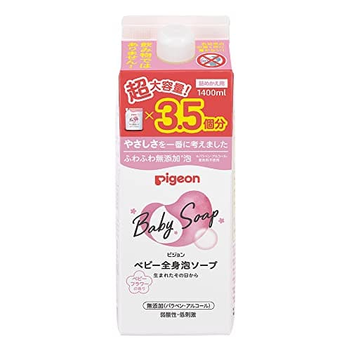 PIGEON ピジョン ベビー全身泡ソープ フラワーの香り 詰替用 3.5回分 1400ml
