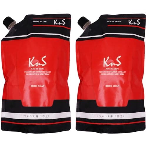 【医薬部外品】柿のさち 薬用ボディソープ 詰替え800mL×2袋 約4回分 柿渋 日本製
