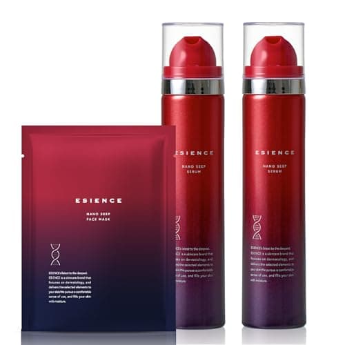 【沢尻エリカ愛用】ESIENCE ナノシープセラム 医薬部外品 炭酸泡 卵殻膜 韓国美容 2本+フェイスマスク エシエンス