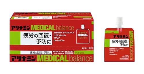 アリナミンメディカルバランス アップル風味 100mL×6【指定医薬部外品】 疲労の回復・予防 栄養補給 トレーニング 登山 ゴルフ 行動食 ジム 防災 備蓄 かぜ
