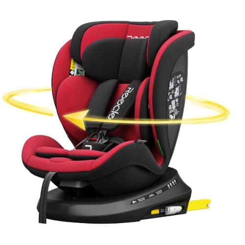 Reecle チャイルドシート 360° 回転式 新生児~12歳頃 (0~36kg) ISOFIX対応