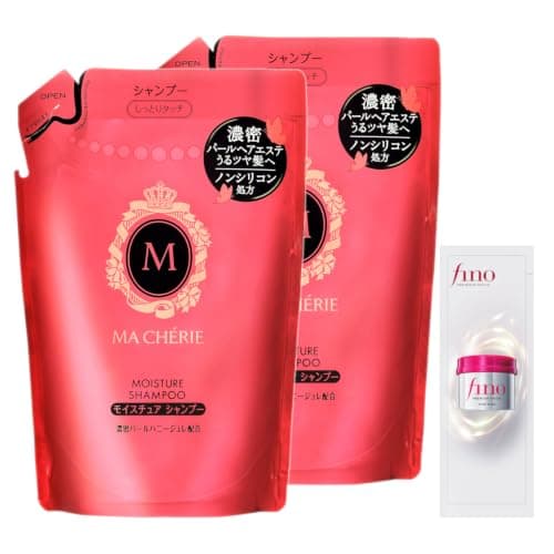 マシェリ MA CHERIE モイスチュア シャンプー EX 詰め替え 380mL×2個セット+サンプル