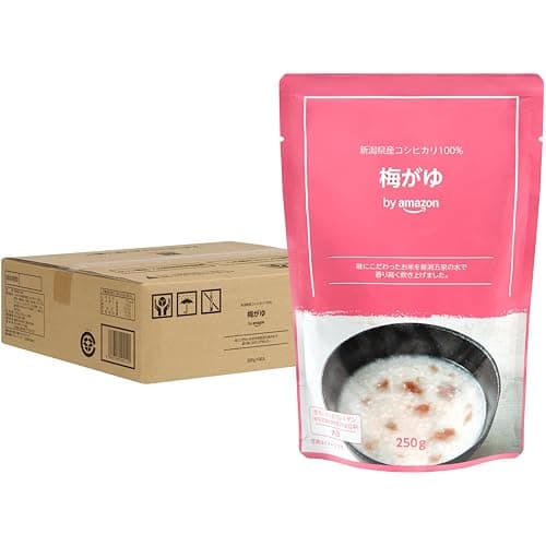 by Amazon 梅がゆ 250ｇ 20個入 新潟県産コシヒカリ100％使用