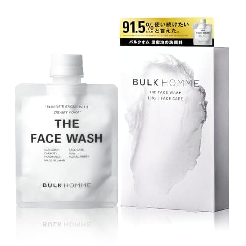 バルクオム 洗顔 メンズ 100g THE FACE WASH 洗顔フォーム 泡 泡洗顔 洗顔料
