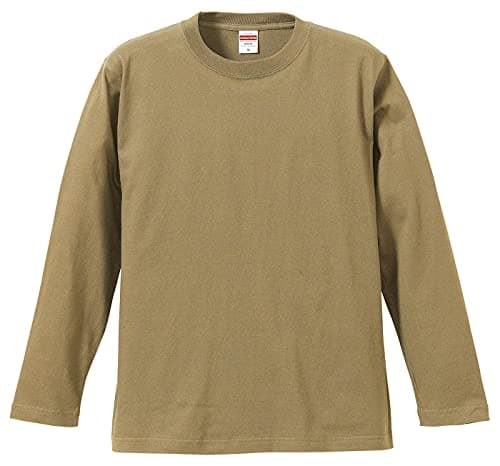 [ユナイテッドアスレ] 5.6オンス 長袖Tシャツ 501001 [メンズ] 537 サンドカーキ M