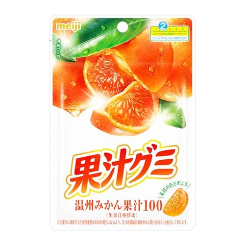 明治グミ 果汁グミ温州みかん 54g×10袋