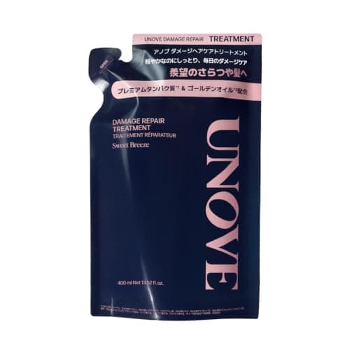 【公式】UNOVE(アノブ) ダメージリペアトリートメント400g 詰め替え 大容量 ヘアケア 韓国トリートメント コンディショナー インバスヘアケア