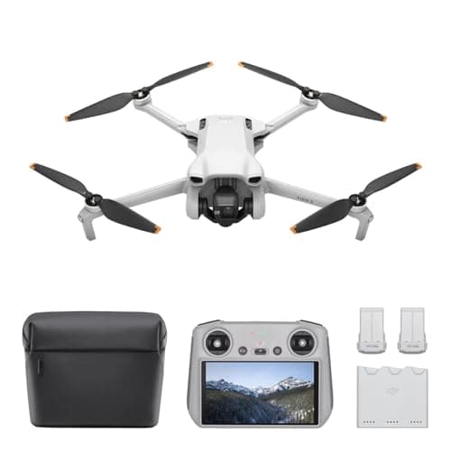 DJI Mini 3 + ケアリフレッシュ2年版 – 4K HDR動画撮影、38分飛行時間、縦向き撮影、インテリジェント機能多数搭載、折りたたみ式軽量ミニカメラドローン