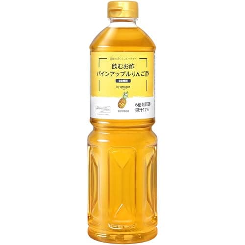 by Amazon 飲むお酢 パインアップルりんご酢 1000ml 6倍希釈タイプ