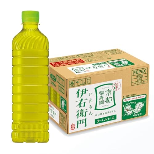 サントリー 伊右衛門 ラベルレス お茶 600ml×24本 まとめ売り実施中