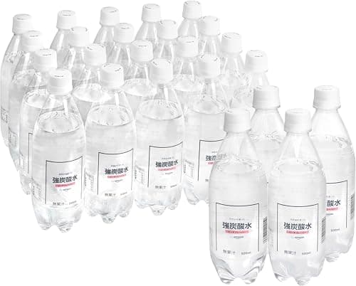 by Amazon スパークリング強炭酸水 ピーチ 500ml×24本