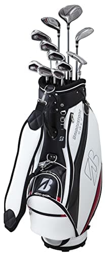 BRIDGESTONE(ブリヂストン) ゴルフクラブセット BRIDGESTONE GOLF BG-100 キャディバッグ付きクラブ11本セット メンズ アイアン スチールSシャフト