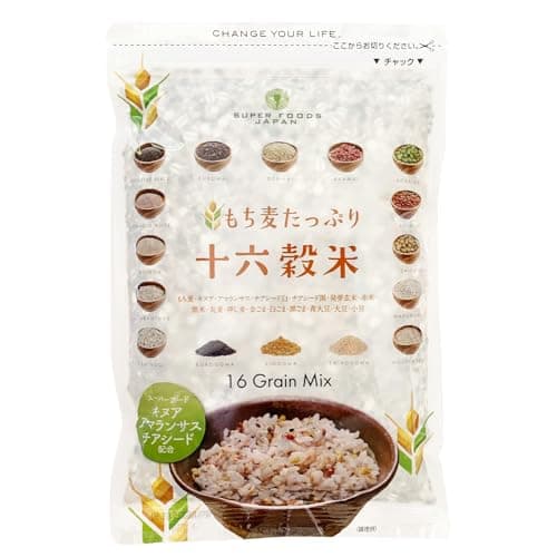 SUPER FOODS JAPAN もち麦たっぷり十六穀米 450g×2（900g）