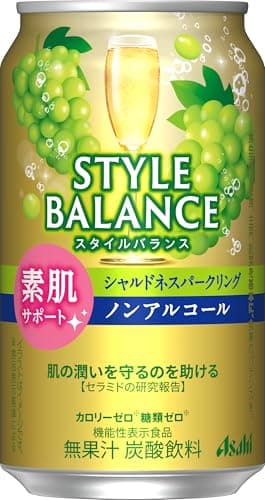 アサヒ スタイルバランス 素肌サポート シャルドネスパークリング [機能性表示食品] [ ノンアルコール 350ml×24本 ] 350ml×24本
