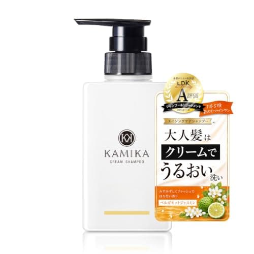 KAMIKA カミカ クリームシャンプー ベルガモットジャスミンの香り 400g1本