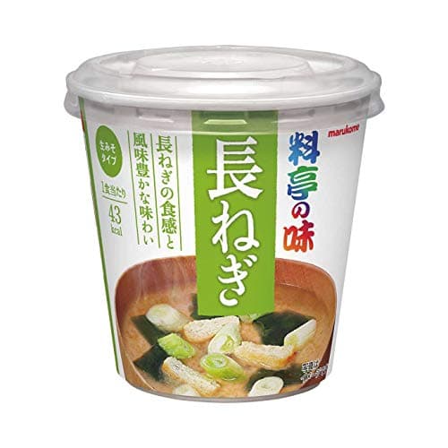 マルコメ カップ料亭の味 長ねぎ 即席味噌汁 1食×6個【料亭の味シリーズ】