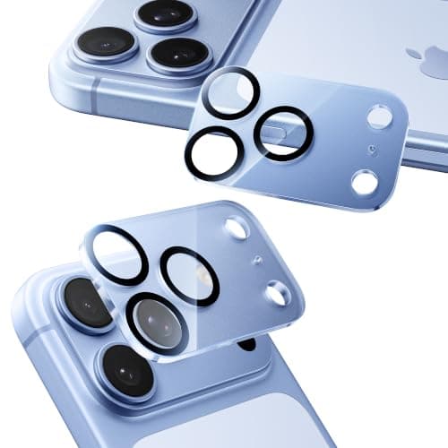 NIMASO カメラフィルム iPhone 18 Pro 用 カメラ保護 アクリル レンズカバー グレイシャー ２枚セット