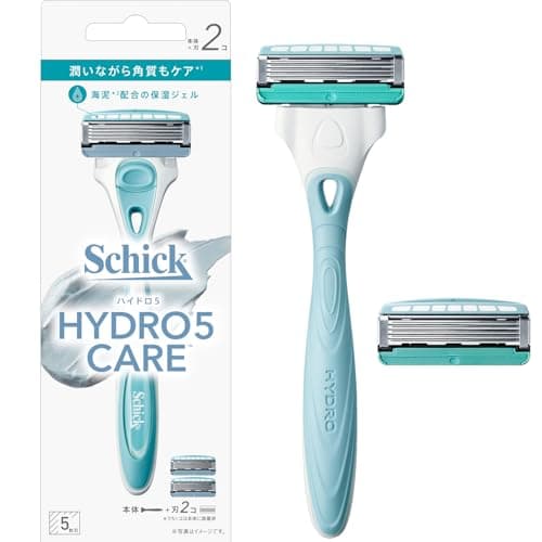Schick(シック) ハイドロ5ケア 5枚刃 ホルダー(刃付き+替刃1コ入) 角質ケア 男性用 カミソリ