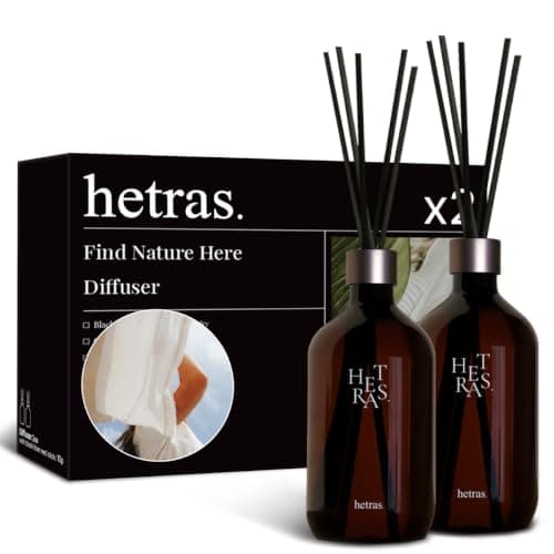 【公式】hetras ヘトラス プレミアム 大容量 ディフューザー Pure Laundry ピュア・ランドリー コットンの香り500ml 2ea 2個入り セット ルームフレグランス リードディフューザー アロマディフューザー 香り インテリア