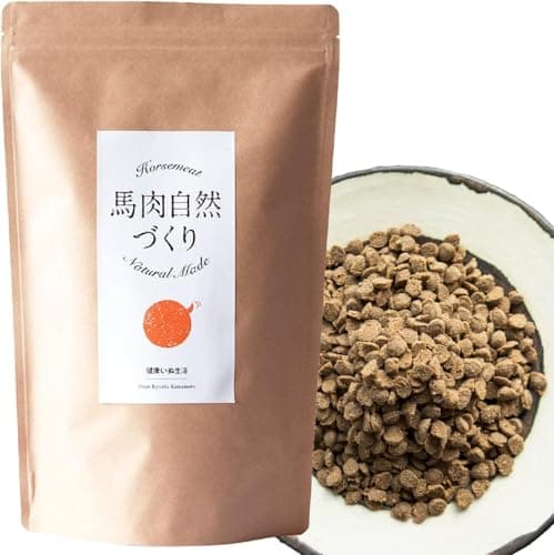 健康いぬ生活 馬肉自然づくり 1kg×1袋 成犬 ～ シニアダイエットフード 国産 無添加 ヒューマングレード アレルギー 全犬種 全年齢