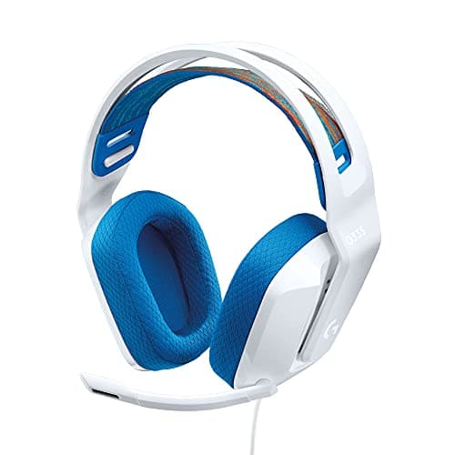 Logicool G ゲーミングヘッドセット G335 ゲーミング ヘッドセット G335WH 軽量 222g 3.5mm 有線 立体音響 ステレオ 2.1ch フリップミュート マイク付き PS5 PS4 PC Switch 2 Xbox スマホ 対応 ヘッドホン ヘッドフォン ホワイト 国内正規品