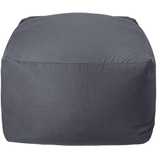 Homwarm ビーズクッション 怠惰なソファ 特大(60×60×35cm) カバー取り外し 洗濯可能 0.3mm-0.5mm極小ビーズ 安全 無味
