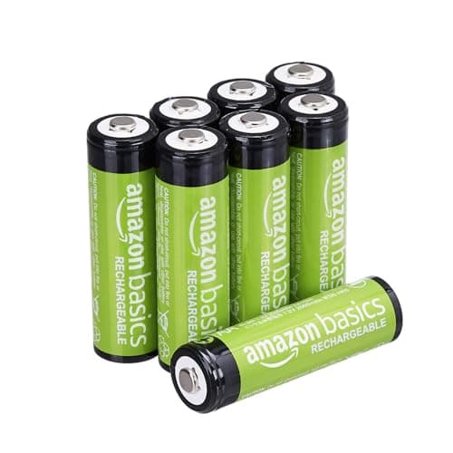 Amazonベーシック 充電池 単3形 ニッケル水素電池 8本 大容量バッテリー 2000mAh 1.2V くり返し最大500回 充電済