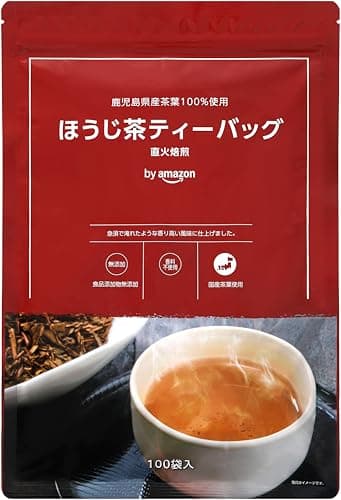 by Amazon ほうじ茶ティーバッグ 1.8g×100袋 大容量