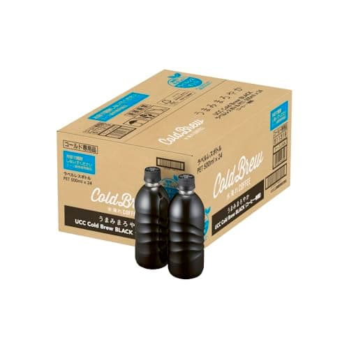 UCC Cold Brew BLACK ラベルレスボトル 500ml×24本【香料無添加】【EC限定品】