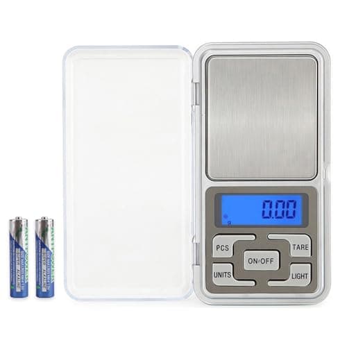 YFFSFDC ポケットデジタルスケール 0.01g-500g 精密 携帯タイプはかり 業務用 プロ用 デジタル計り 電子天秤 はかり 秤 高精密計量天秤 英語ボタン 日本語取扱説明書付 電池付属