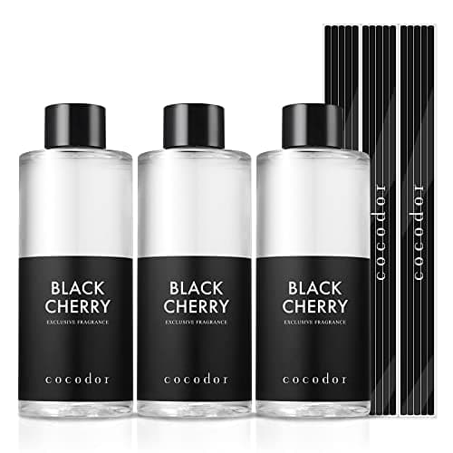 COCODOR ココドール ディフューザーオイル詰め替え用 ブラックチェリー(Black Cherry) 200ml 3個セット リードディフューザー スティック付き リフィル ルームフレグランス 芳香剤 人気