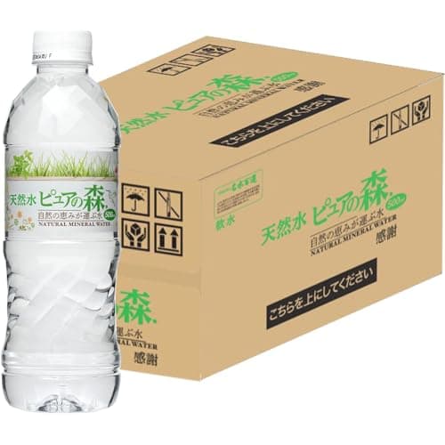 天然水 ピュアの森 500mlペットボトル×24本入