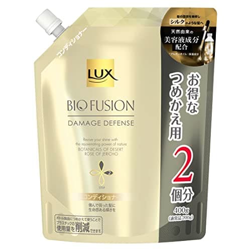 LUX(ラックス) バイオフュージョン ダメージディフェンス コンディショナー 大容量 詰め替え 400g