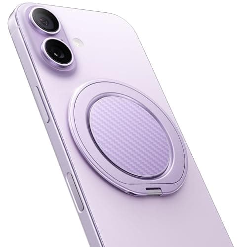 【2026極薄型·MagRing Slim】Andobil スマホリング 薄型 磁力4KG 超耐久なヒンジ 指の痛みなし
