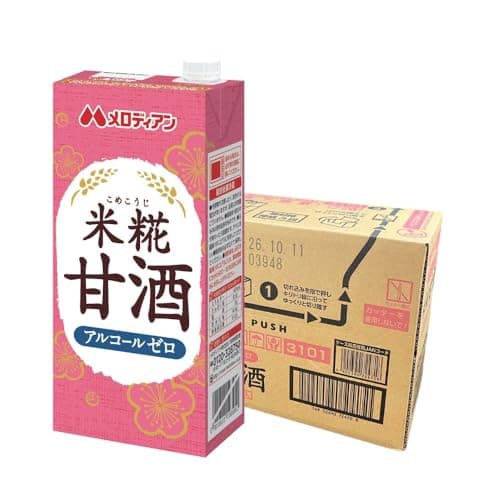 メロディアン[公式]米糀甘酒1000ml×6本