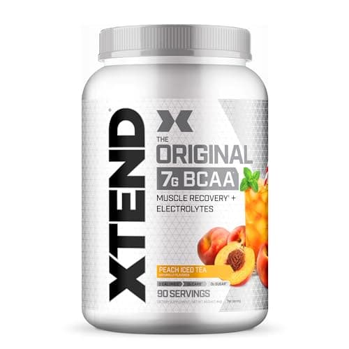 Scivation エクステンド BCAA サプリメント、7000mg (90食分, ピーチアイスティー)