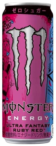 アサヒ飲料 モンスター ウルトラファンタジールビーレッド 355ml×24本[エナジードリンク][0カロリー]