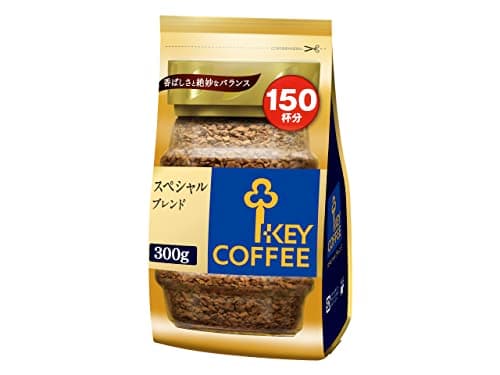 【Amazon.co.jp限定】 キーコーヒー インスタントコーヒー スペシャルブレンド 300g インスタント(大容量150杯分・袋・詰替・粉)