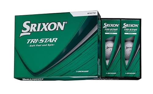 ダンロップ(DUNLOP) ゴルフボール スリクソン TRI-STAR6 2026年モデル 1ダース(12個入り) ホワイト