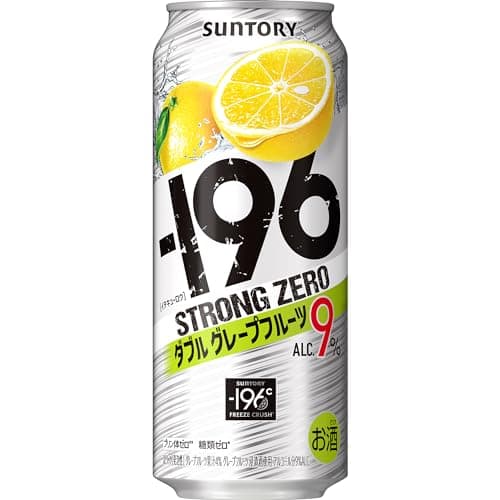 -196 ストロングゼロ ダブルグレープフルーツ [サントリー チューハイ 500ml×24本 ] イチキューロク