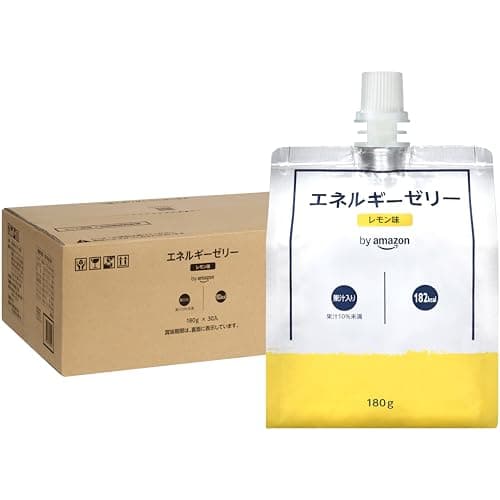 by Amazon エネルギーゼリー レモン味 180g x 30個