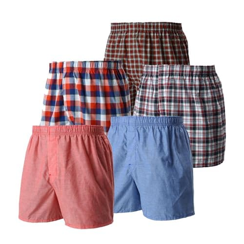 トランクス (5枚組) 抗菌 清潔 防臭効果 前開き Fresh IQ 5P トランクス HM8ET703J-998-L