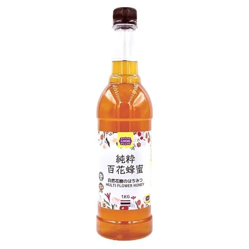 純粋百花蜂蜜 【大容量1kg】 無添加 純粋はちみつ 自然花樹から採取されたハチミツ 『タイ王国チェンマイ産』 （1本）
