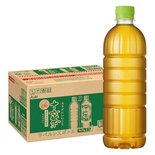 十六茶 アサヒ飲料 ラベルレスボトル 630ml×24本 [お茶] [ノンカフェイン]