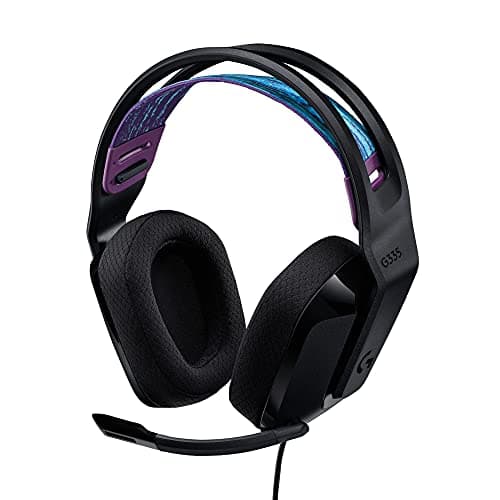 Logicool G ゲーミングヘッドセット G335 ゲーミング ヘッドセット G335BK 軽量 222g 3.5mm 有線 立体音響 ステレオ 2.1ch フリップミュート マイク付き PS5 PS4 PC Switch 2 Xbox スマホ 対応 ヘッドホン ヘッドフォン ブラック 国内正規品
