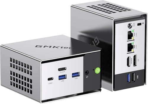 GMKtec ゲーミングミニPC M8 Ryzen 5 PRO 6650H搭載 16GB LPDDR5＋512GB SSD OCuLink対応 USB4 2.5G LAN×2 WiFi 6E Radeon 660M 3画面4K出力 Windows11 Pro 小型高性能 Mini PC