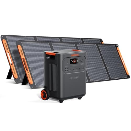 Jackery (ジャクリ) ポータブル電源 3600Plus 200W ソーラーパネル 2枚 3点セット 3584Wh 大容量 3時間満充電 リン酸鉄 10年長寿命 定格出力3000W 防災 家庭用 アウトドア用 車中泊 UPS機能 アプリ遠隔操作 純正弦波 AC100V 50Hz/60Hz対応