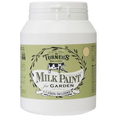 ターナー色彩(Turner Color) アクリル絵具 ミルクペイント for ガーデン バタークリーム MKG45312 450ml